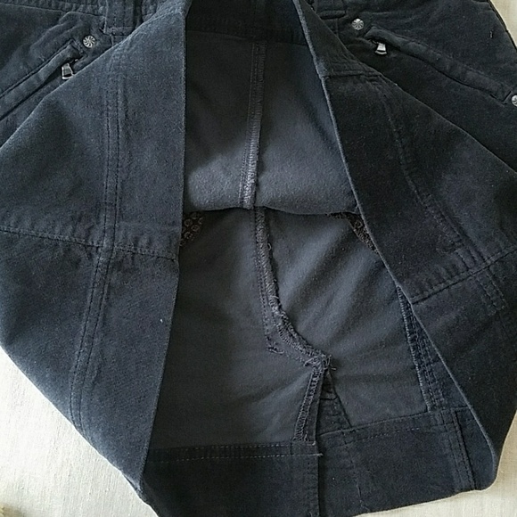 Athleta Roseville Velvet‎ Mini Skirt 0 Dark Grey - Picture 5 of 8